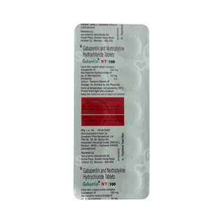 Gabantin Nt 200 Mg Tablet 10